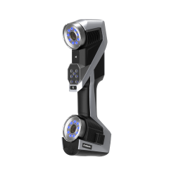 Angled side view of the KSCAN-X 3D scanner – ergonomics and functionality