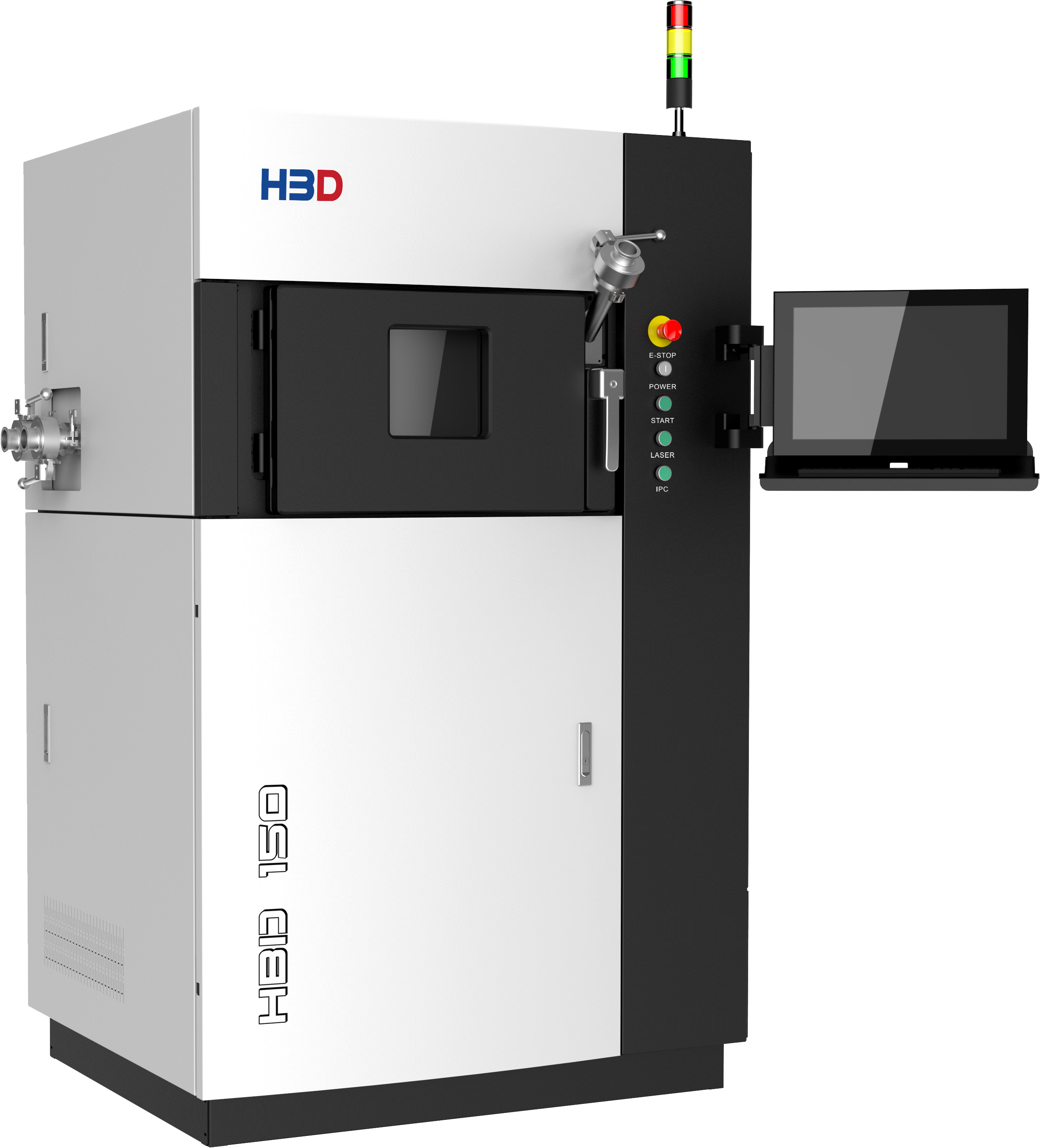 HBD-150D Single Laser 300W metal 3D printer – compact additive manufacturing system for high-precision metal parts.